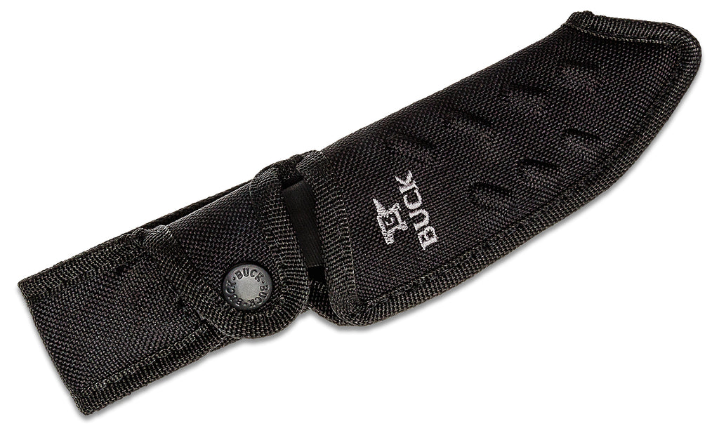 Buck 657 Large Pursuit Pro Fixed Blade Knife 4.25" S35VN Stainless Steel Guthook, Orange GRN and Rubber Handles