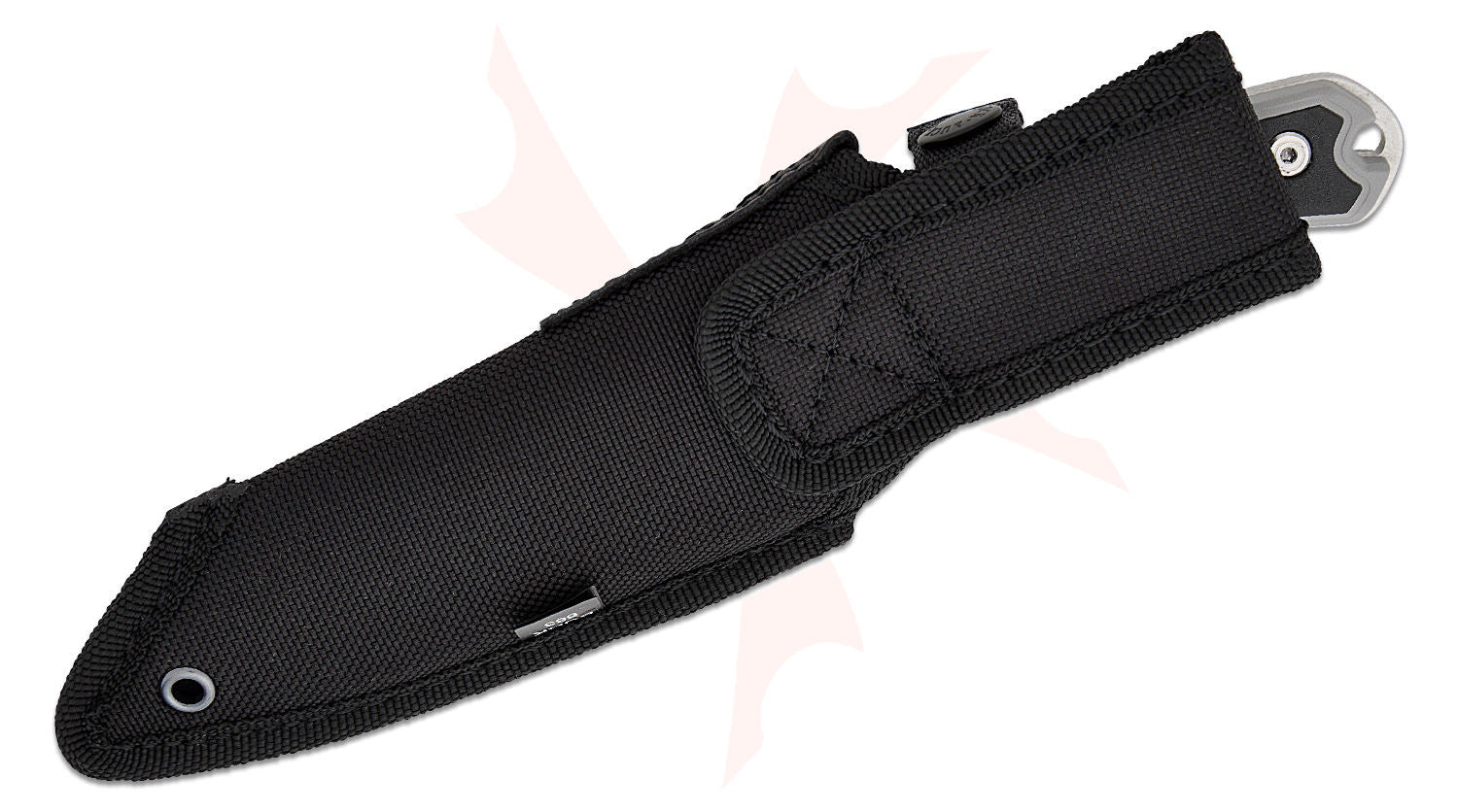 Buck 663 Alpha Guide Select Fixed Blade Knife 4.5" 420HC Stonewashed Drop Point, Gray GFN Handles with Versaflex Inserts with polyester sheath